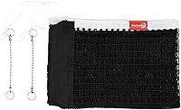 Sanung C-Y2 Portable Table Tennis Net - Thickened Impact-Resistant Ping Pong Replacement for Standard Tables, Black