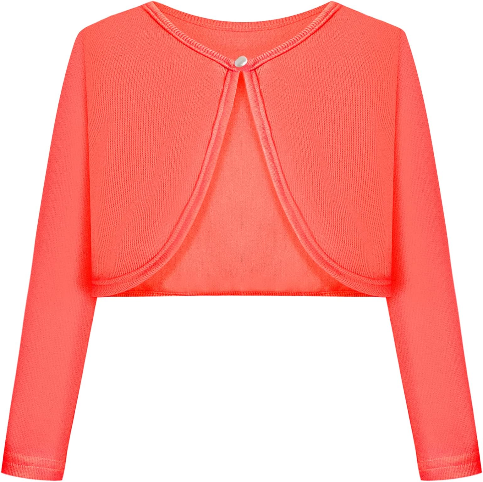 Bonny Billy Girls' Long Sleeve Knit Bolero Cardigans Jacket Cover Up Sweater