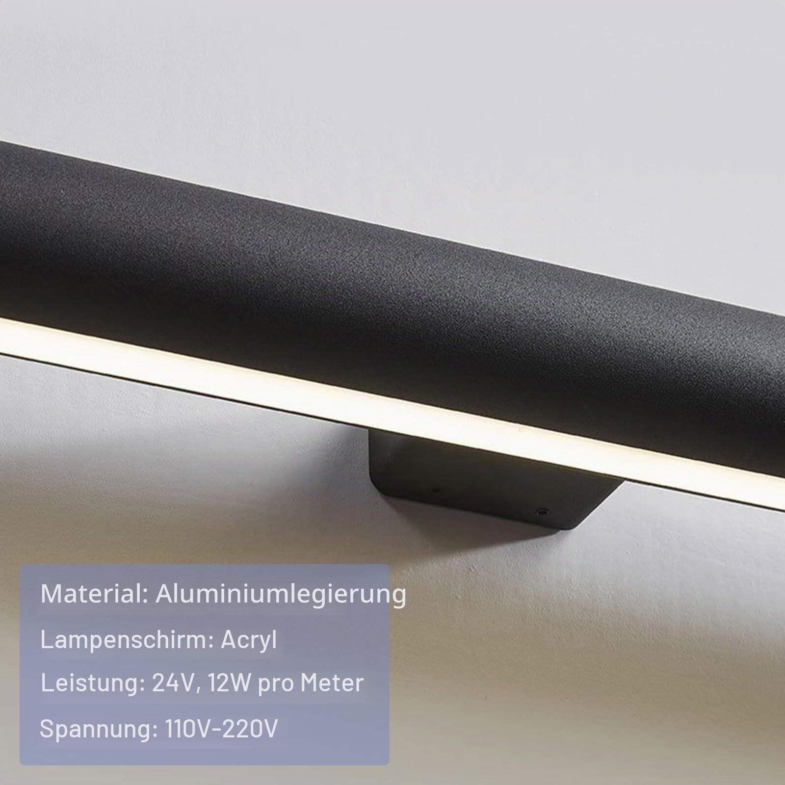LED-Bewegungsmelder Treppengeländer Wandmontage Metallgeländer Innentreppen