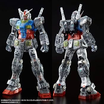 BANDAI - PGU 1/60 RX-78-2 ガンダム クリアカラーボディ 三つセット Amazon | バンダイ(BANDAI) PG UNLEASHED 1/60 RX-78