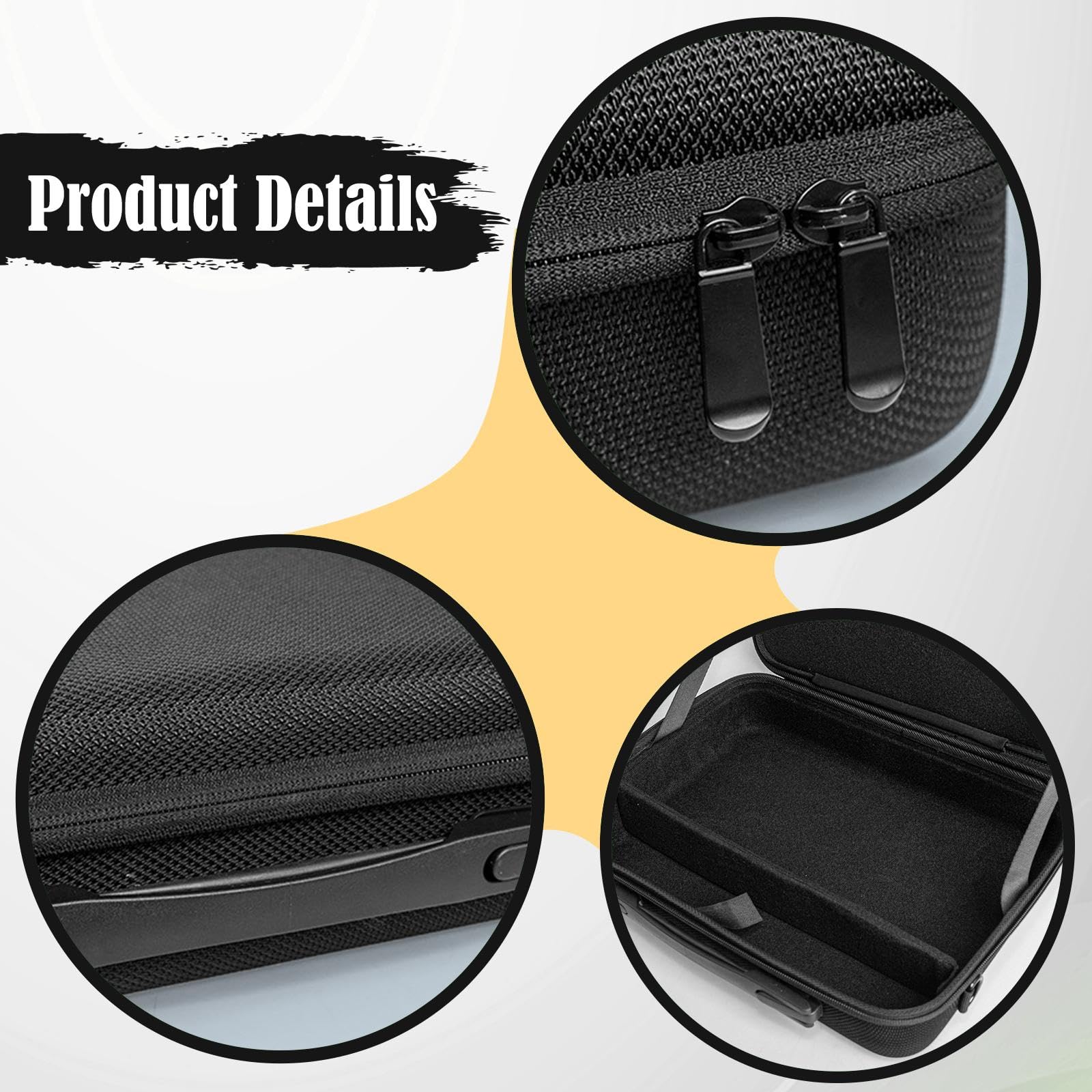 Funda para Impresora Estuche Maletín Bolsa Protector con EVA Antigolpes y Divisores Ajustables Cierre de Cremallera Adecuada para TR160