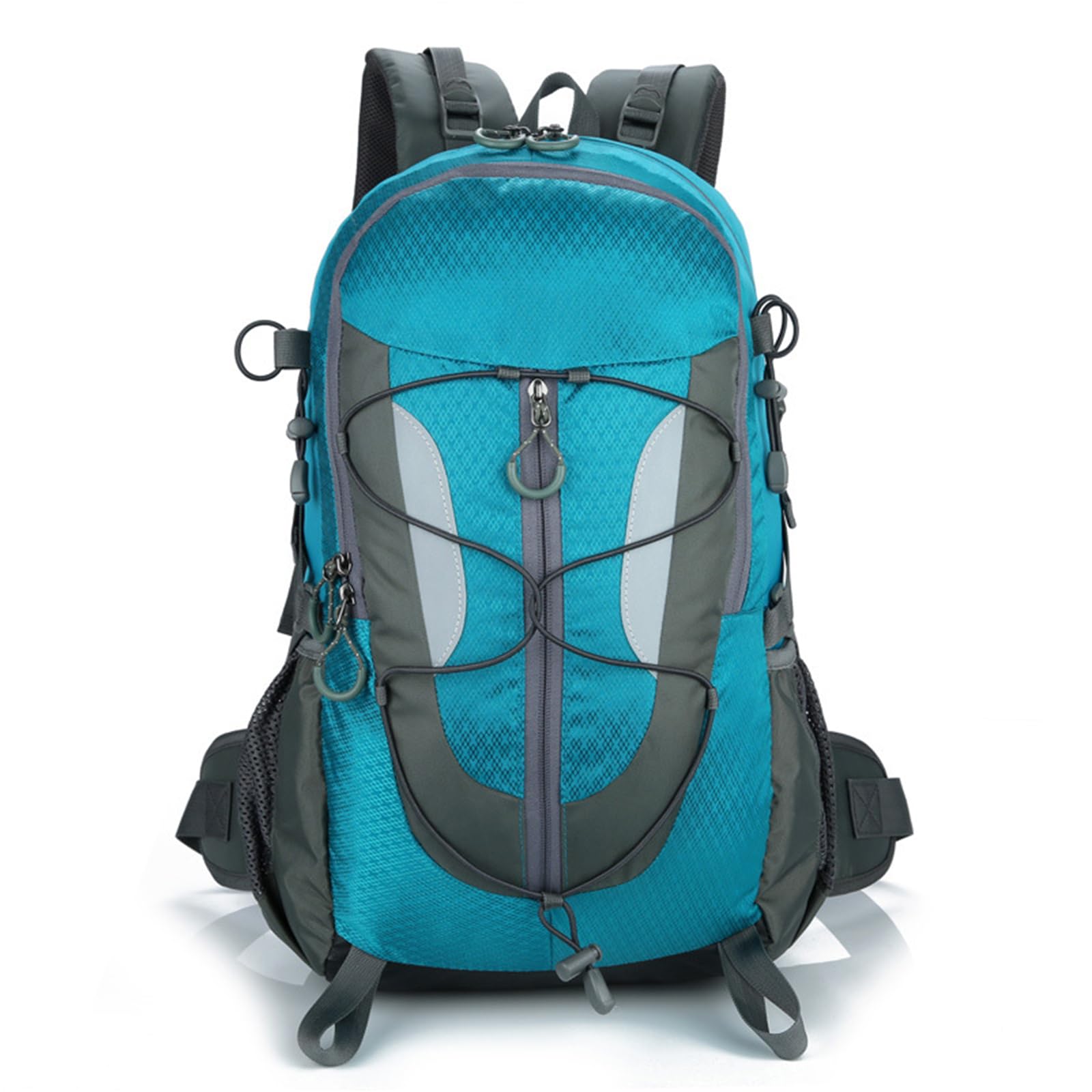 30L Plecak turystyczny Wodoodporny Plecak trekkingowy Wytrzymały plecak dla kobiet mężczyzn Kemping Wspinaczka Podróże Sporty outdoorowe Niebieski