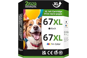 HP 67XL Ink Cartridges Black Color Combo Pack