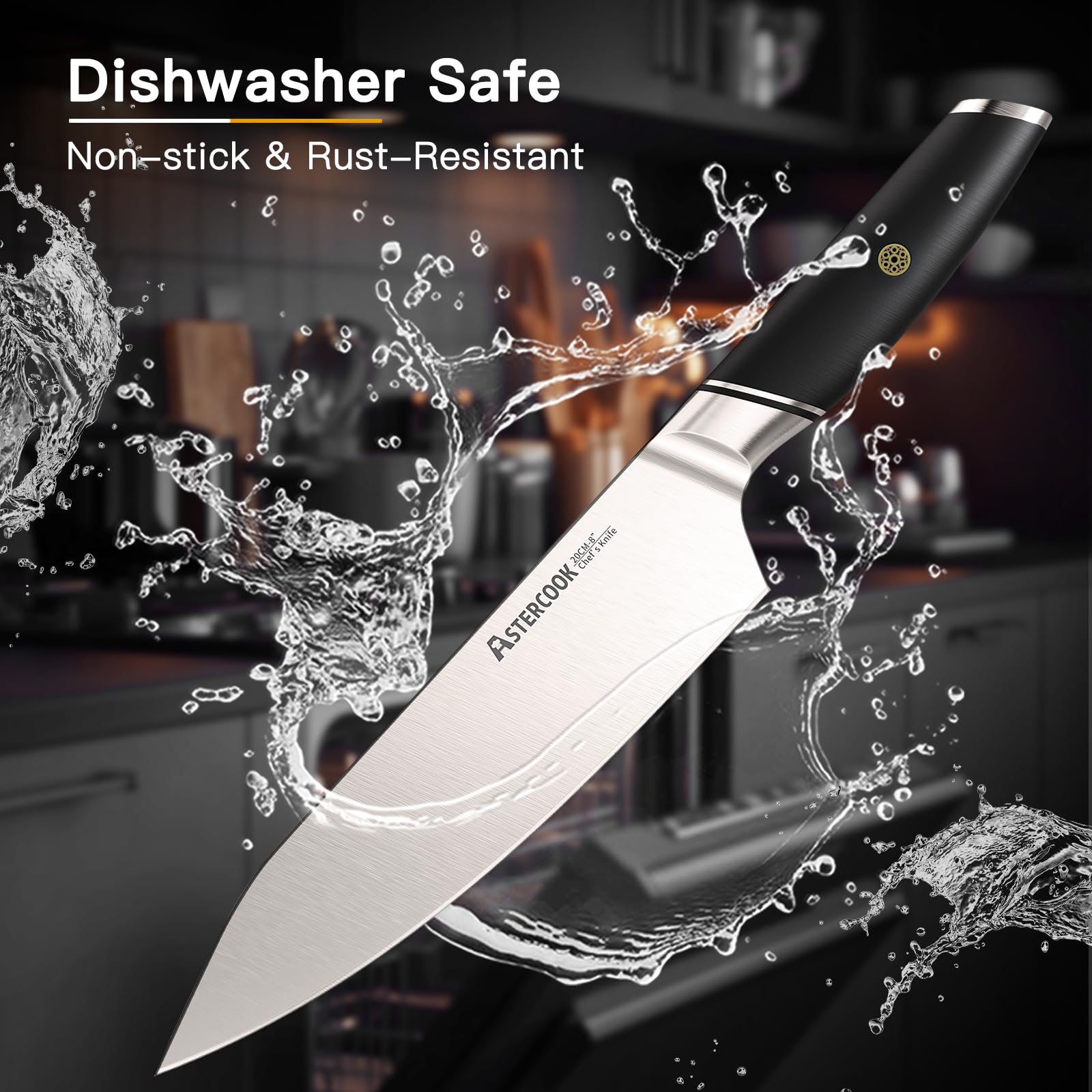 Astercook 8 Inch Professional Kitchen Chef Knife — Amazon image 7