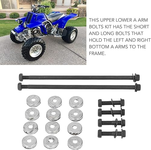 Miniatura 5 de 30 piezas superior inferior brazo A, aleación de metal de alta resistencia A brazo de repuesto para Banshee 350 Raptor 700