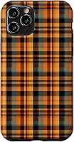 Vista 29 de Plaid Orange Brown Fall Harvest Muted Colors Print Pattern Case for iPhone 16