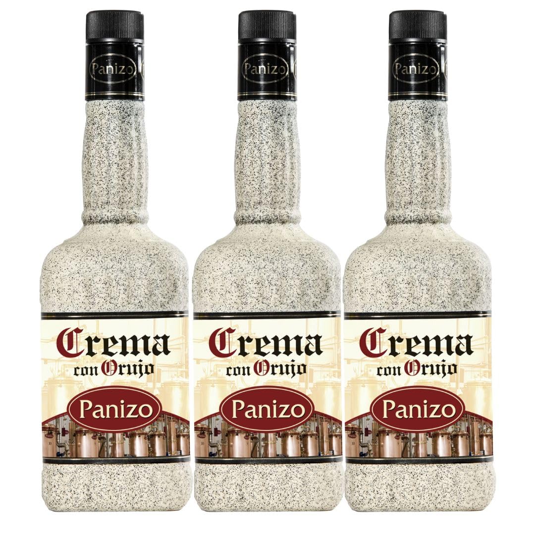 Crema de Orujo Panizo. Pack descuento 3 botellas de 70 cl.