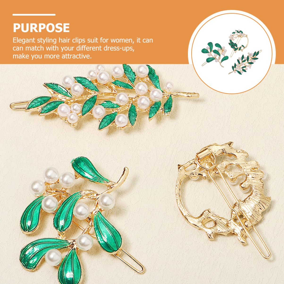 POPETPOP 15piezas Horquillas De Pelo De Perlas Para Mujeres y De Clips De Aleación Elegantes Para Bodas y