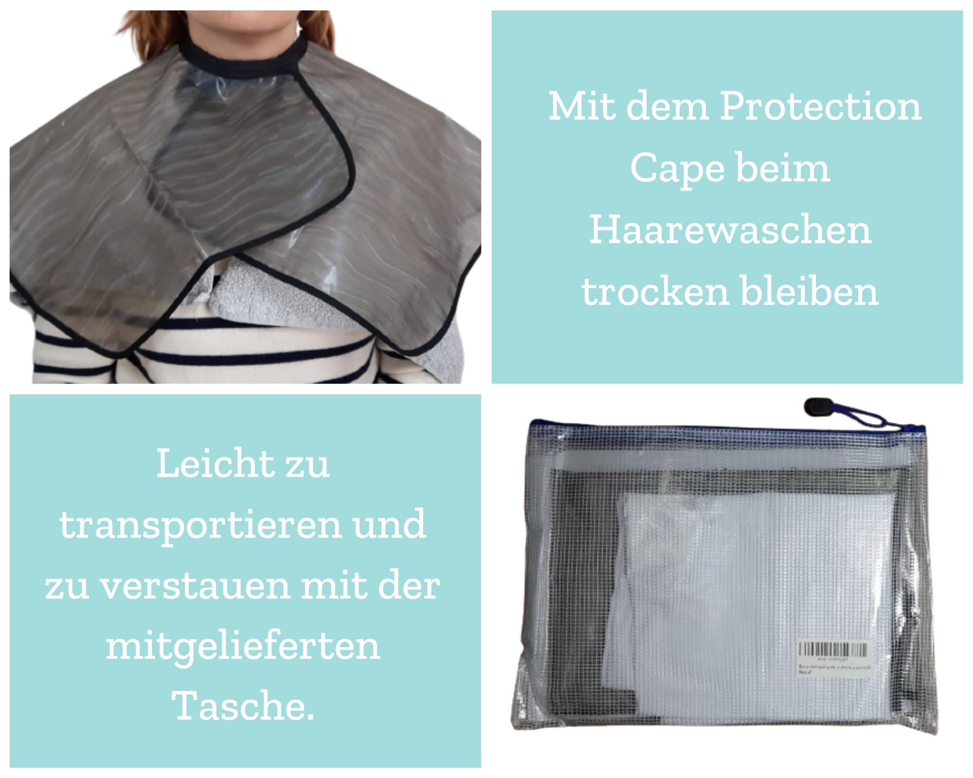 Haarwaschbecken für zu Hause mit Umhang – Frisierbecken für zu Hause/Kopfwaschbecken – Aufblasbare Haarwaschbecken für Personen im Sessel, Schwangere, ältere Menschen, Haarwaschbecken zu Hause