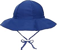 Vista 19 de SimpliKids Sombrero de sol para bebé de ala ancha con protección solar UPF 50+ UV Ray Azul claro #1