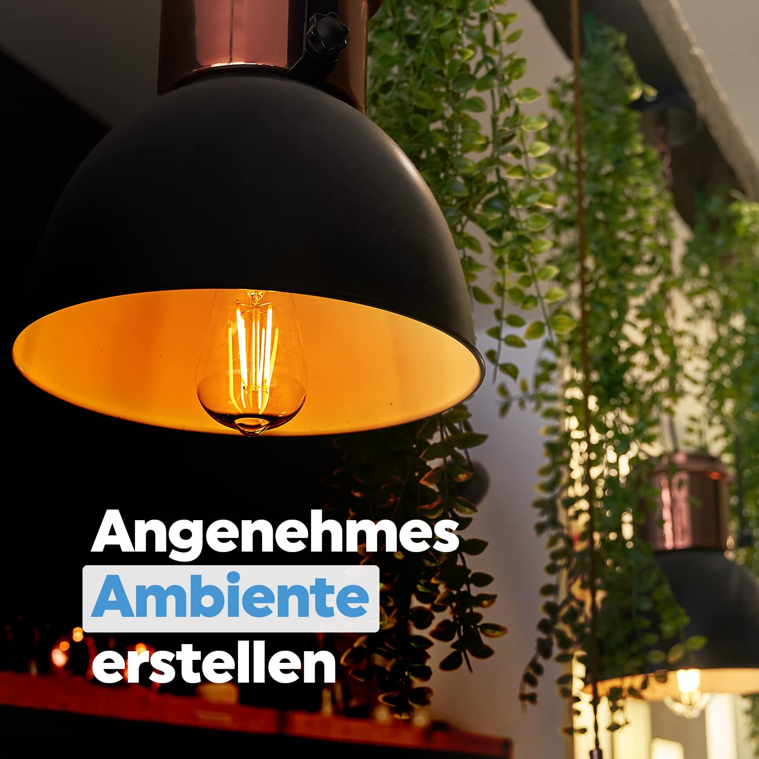 Shelly Vintage ST64 – Bombilla Inteligente Wi-Fi 7 W (230 V), Luz Incandescente Blanco Cálido 2700 K, E27, 750 lm, Clase de Eficiencia F, Control inalámbrico App (Paquete de 2)