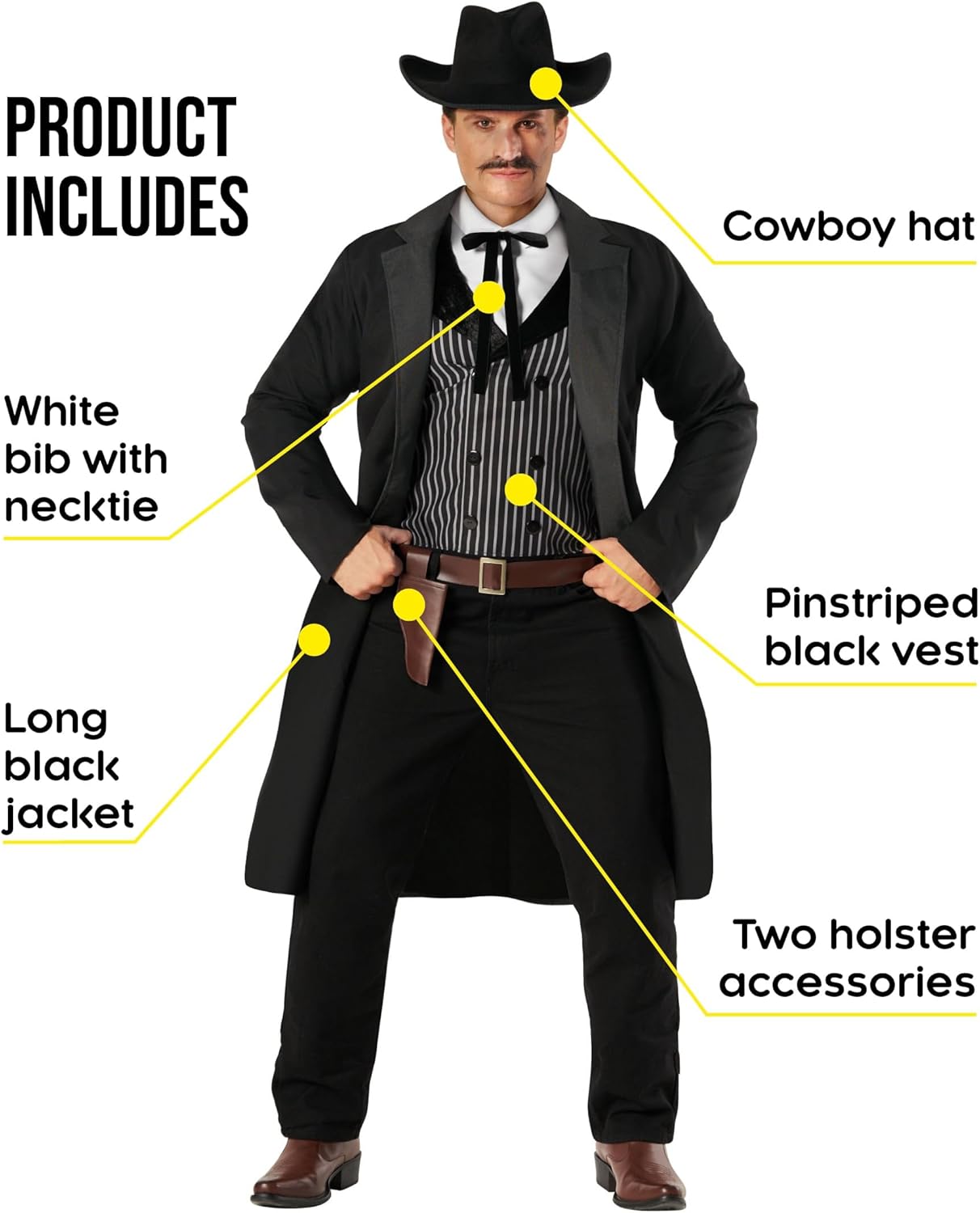 Morph Cowboy Costume Men, Cowboy Outfit For Men, Western Outfit Mens, Sherrif Costume, Halloween Costumes For Adults