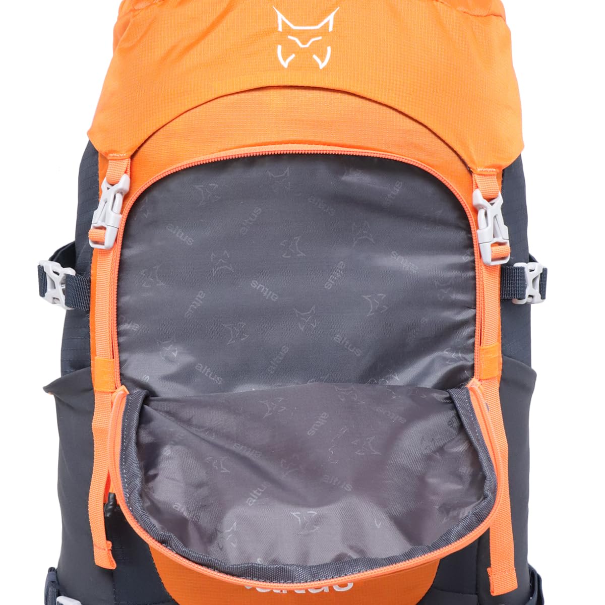 Mochila de travesia con espalda ventilada de 30 L. C: NARANJA/AZUL T: U