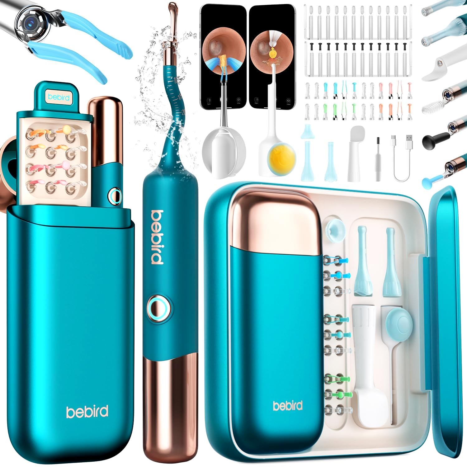 Bebird Earsight Ultra Ear Wax Removal Tool Camera FSA HSA Eligible Items 2K HD Ear Cleaner with Flexible
