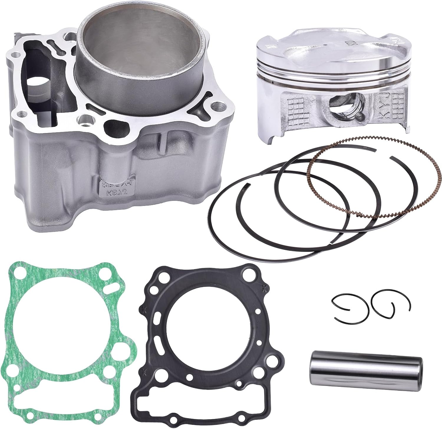 76mm Bore Cylinder Piston Ring Gasket Top End Rebuild Kit 300cc Fit for Honda CBR250R 2011-2018 CB300F 2015-2018 CB300R 2015-2023 CRF300L 2021-2022 for Rebel 300 CMX300 2017-2024