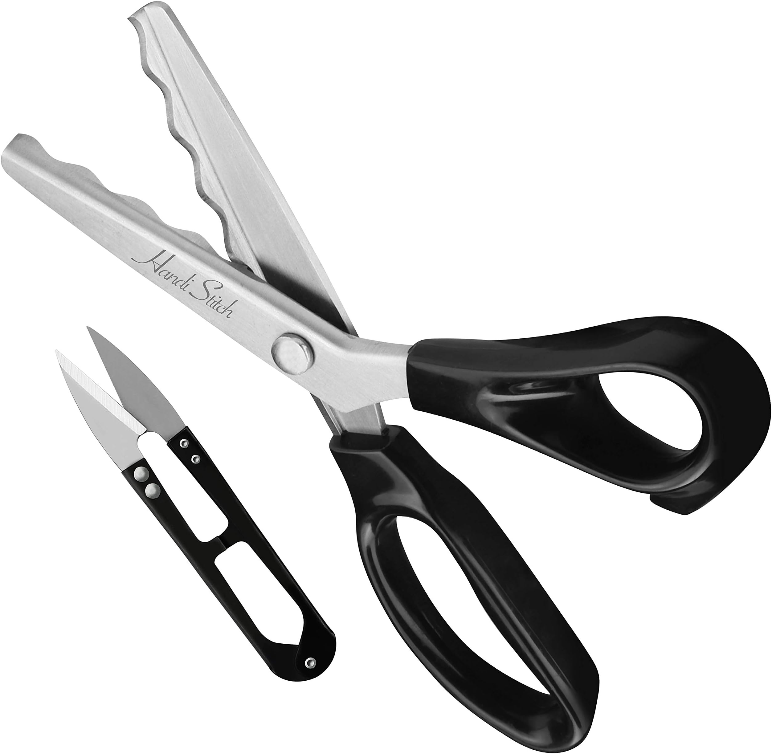 Fiskars Zackenschere – Für Stoff, Zickzack-Kante Verhindert Ausfransen, 20,3 Cm, Edelstahl-Klingen