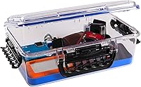 Vista 2 de Plano Guide Series Caja de campo estanca 3700, azul, grande, caja seca impermeable con correa para barco, kayak y camping, almacenamiento