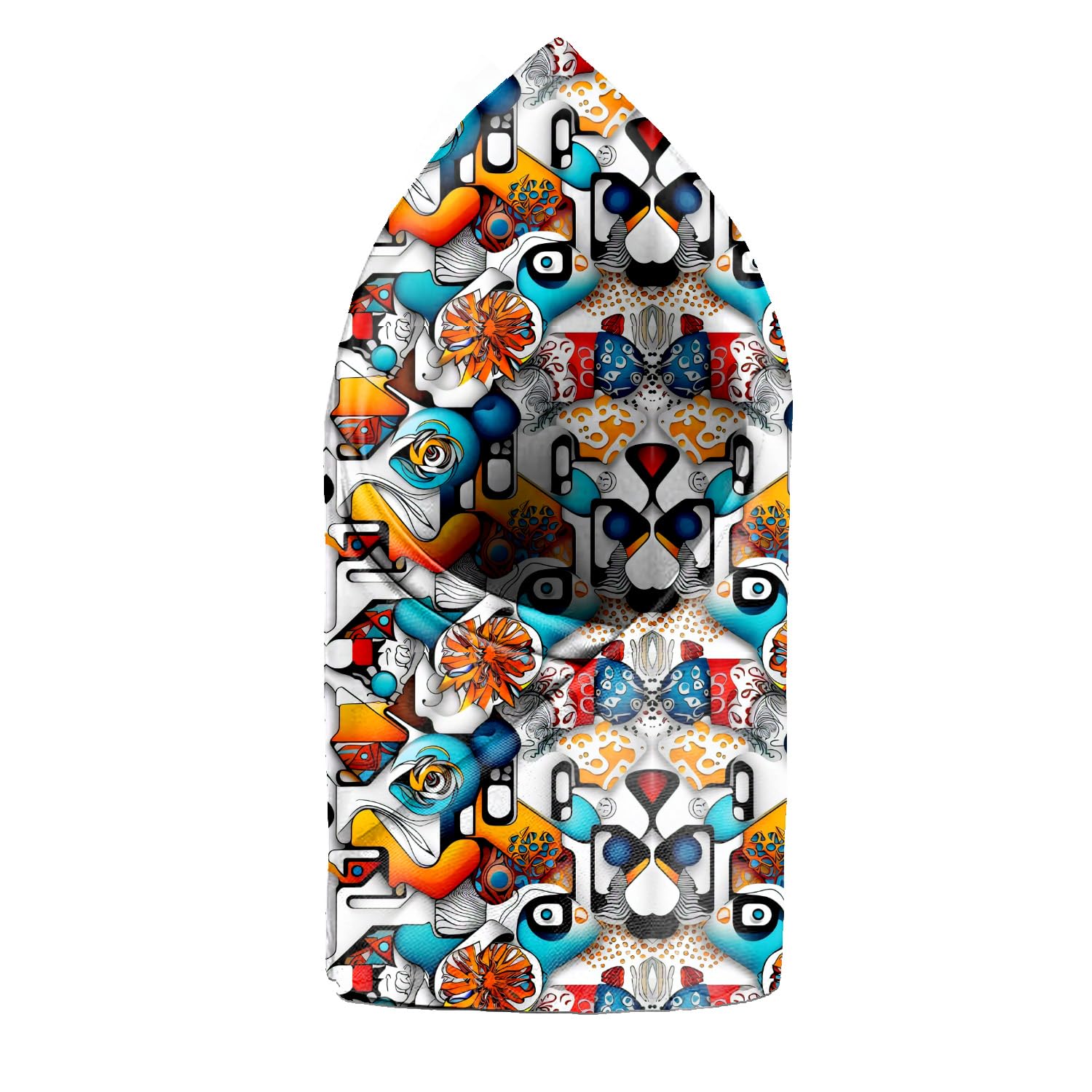 blacksmith Vibrant Vision Printed Pocket Square for Men-picture-23