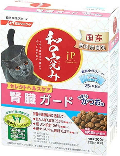 Amazon ジェーピースタイル キャットフード 和の究み セレクトヘルスケア 腎臓の健康維持サポート お魚風味 200g ジェーピースタイル ドライ 通販