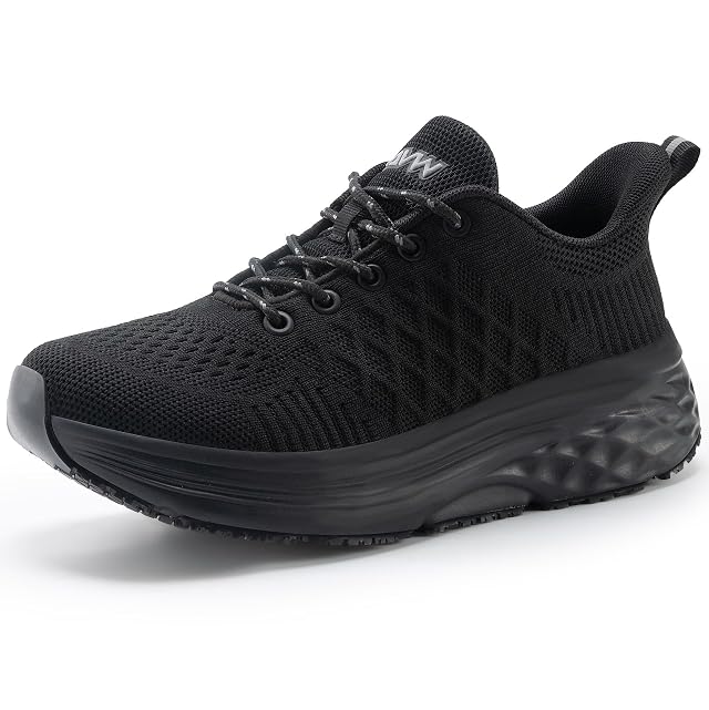 AVW Womens Non Slip Work Shoes Water Resistant Walking Sneakers Food Service Chef Kitchen Shoes