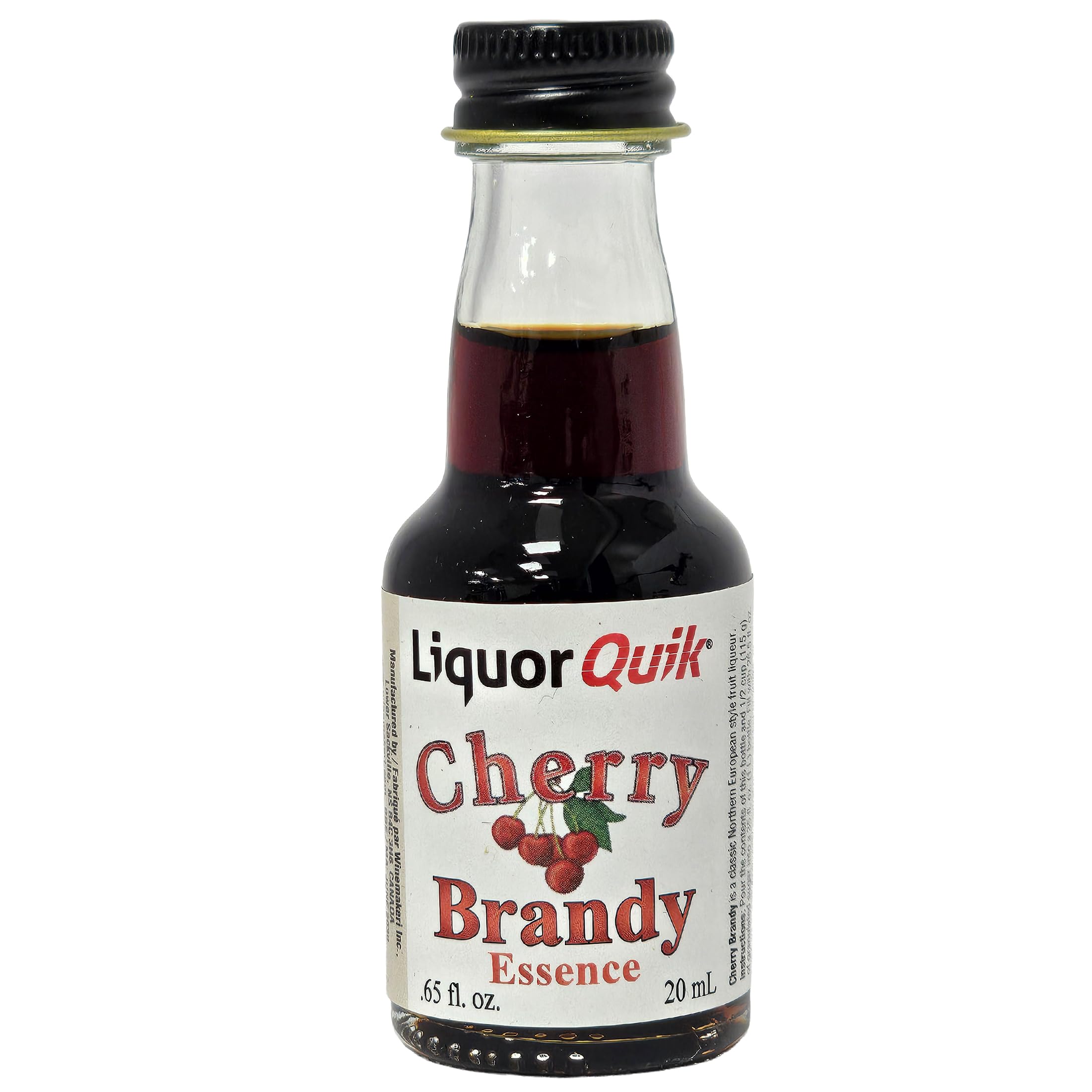Liquor Quik - HOZQ8-406 Natural Brandy Essence, 20 mL (Cherry Brandy)