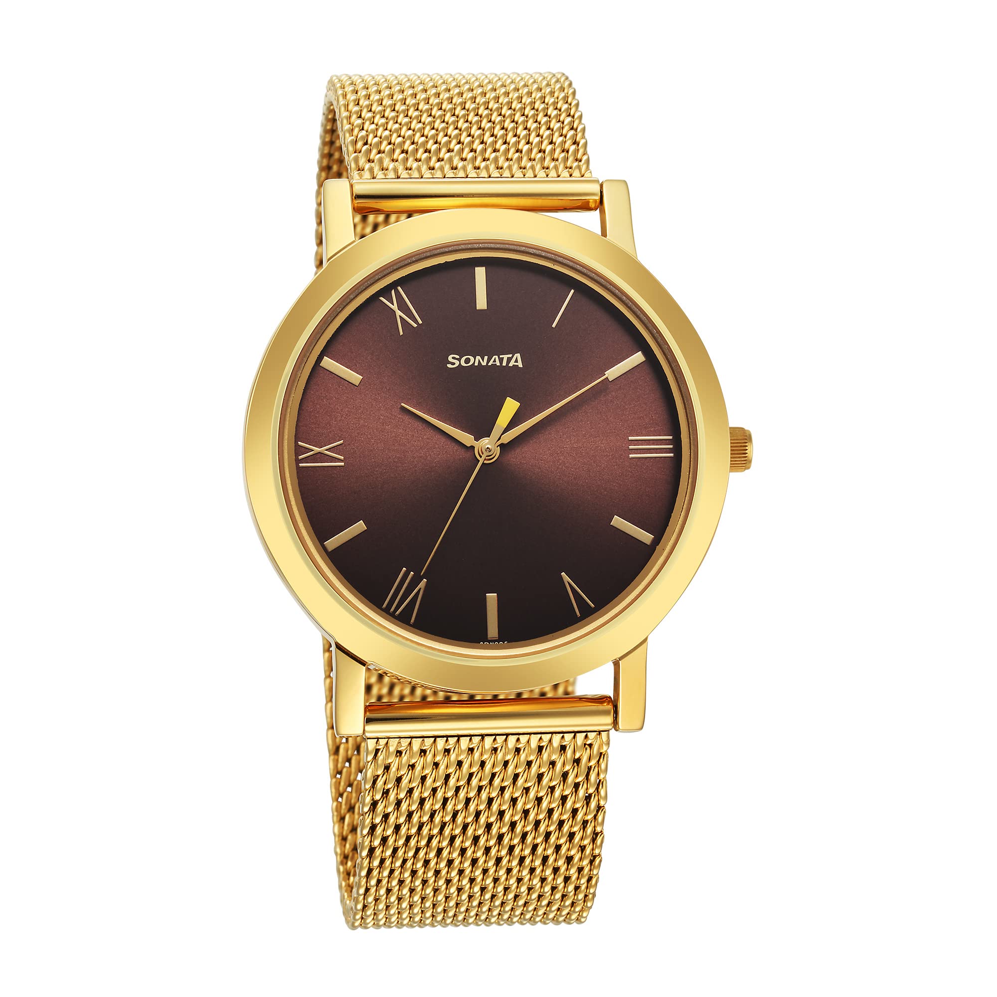 Sonata Utsav Quartz Analog Brown Dial Watch for Men-NS77108YM08 (B0C2Q1KGJW) Amazon Price History, Amazon Price Tracker
