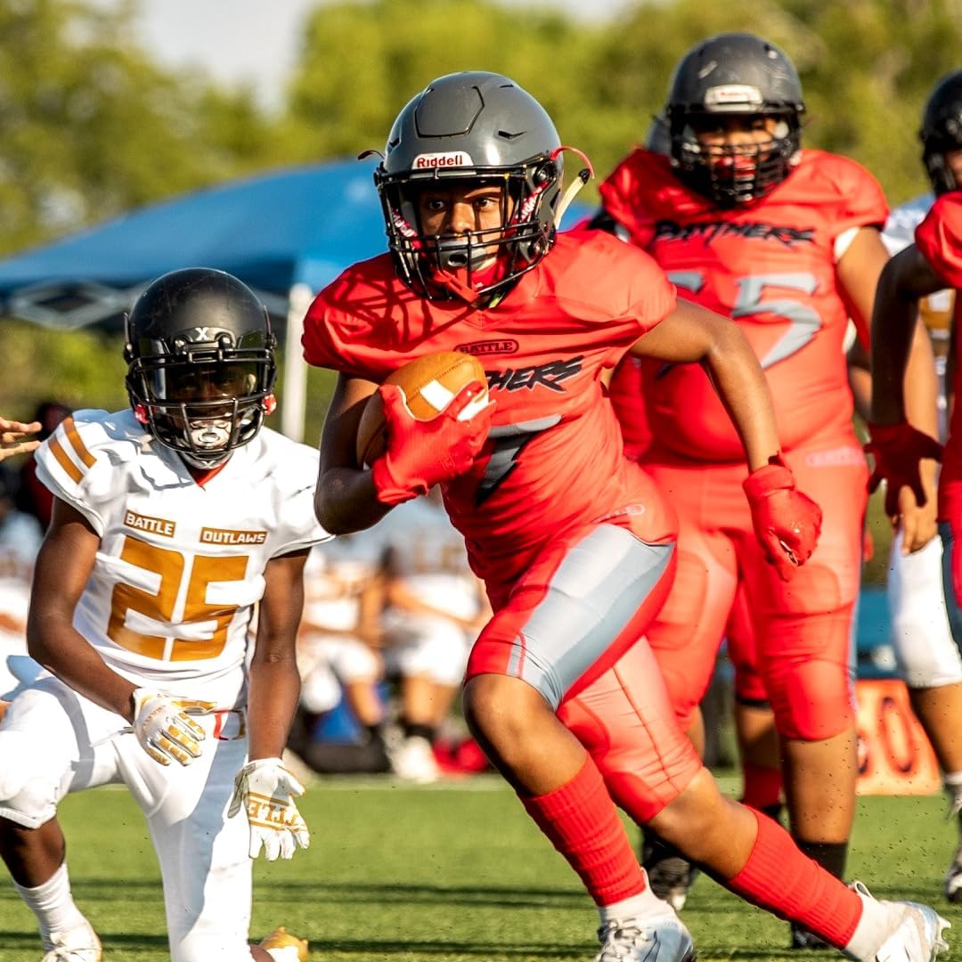 Battle Sports Triple Threat Wide Receiver Football Gloves, Ultra Stick Adult & Youth Gloves - Image 3