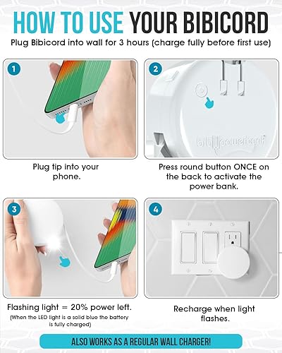 Miniatura 4 de Cable USB-C retráctil, cargador de pared portátil y banco de energía de carga rápida, todo en uno para iPhone 15, iPhone 16, OnePlus, Samsung,