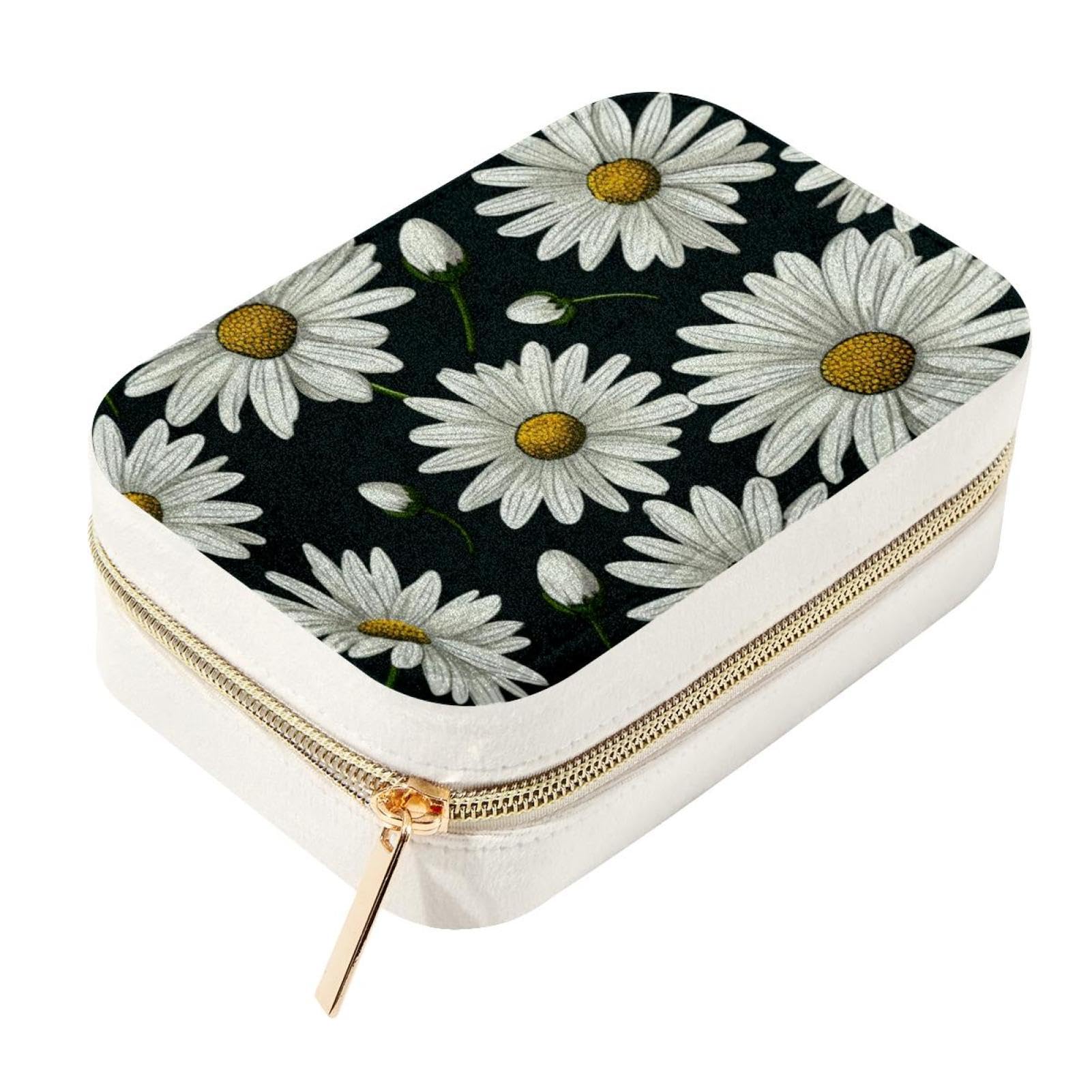 Étui en velours Little Daisy pour bijoux : écrin haut de gamme pour vos bagues