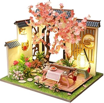 Amazon | VAABKL(みき) ドールハウス ミニチュア 手作りキット セット