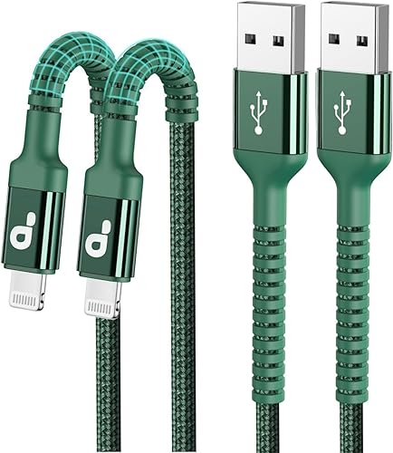 Miniatura 9 de Paquete de 2 cargadores para iPhone de 6 pies, cable Lightning [certificado MFi de Apple], cable de carga rápida para iPhone compatible con iPhone