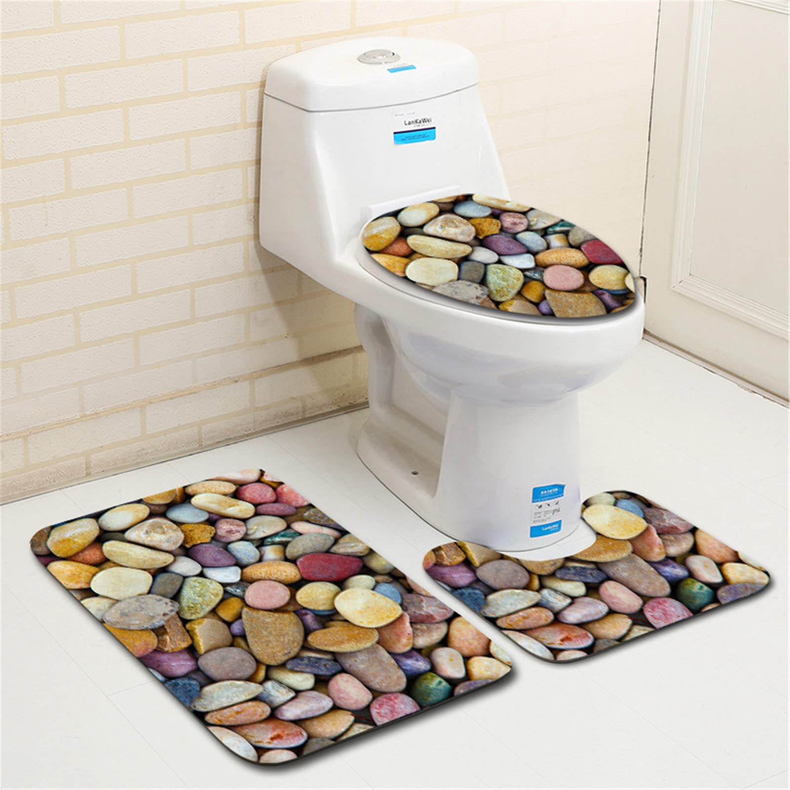Set di 3 pezzi Tappetino da bagno * antiscivolo ad asciugatura rapida, Lussuoso e soffice tappeto in velluto di * * per * Tappeti assorbenti per la doccia * Accessori per * Decorazione per * Ornamenti