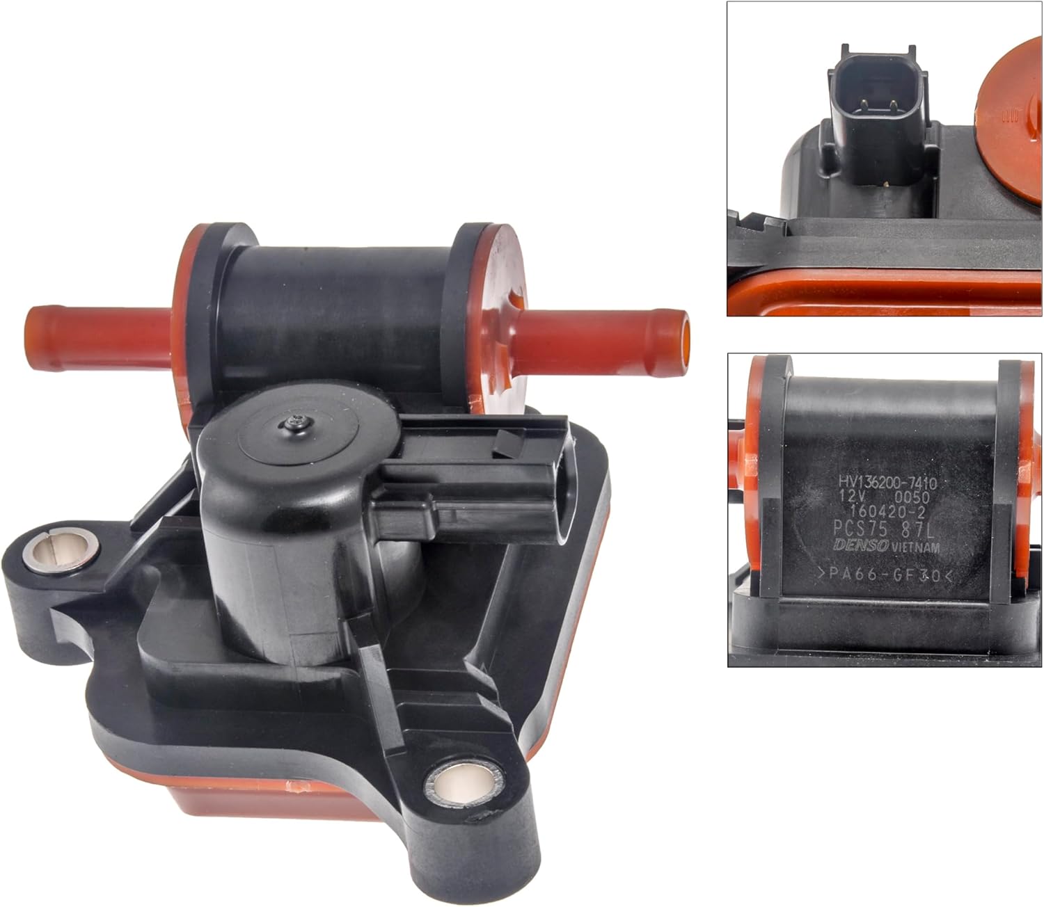 Herko SOL917 Vapor Canister Purge Valve, Compatible with Civic CR-V Accord 1.5L 2.0L 2.4L 2016-2021