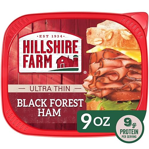 Hillshire Farm Carne de jamón de la selva negra en rodajas ultrafina, 9 onzas
