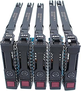 5-pcs 2.5inch SFF SAS SATA Drive Tray Caddy for 651687-001 651699 G9 Gen9 2.5" SAS SATA Tray DL380p DL360p DL160 DL560 385 G8 G9 Server Series