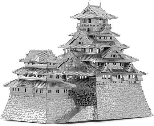 Miniatura 5 de Fascinations Metal Earth Premium Series Osaka Castle 3D Kit de modelo de metal