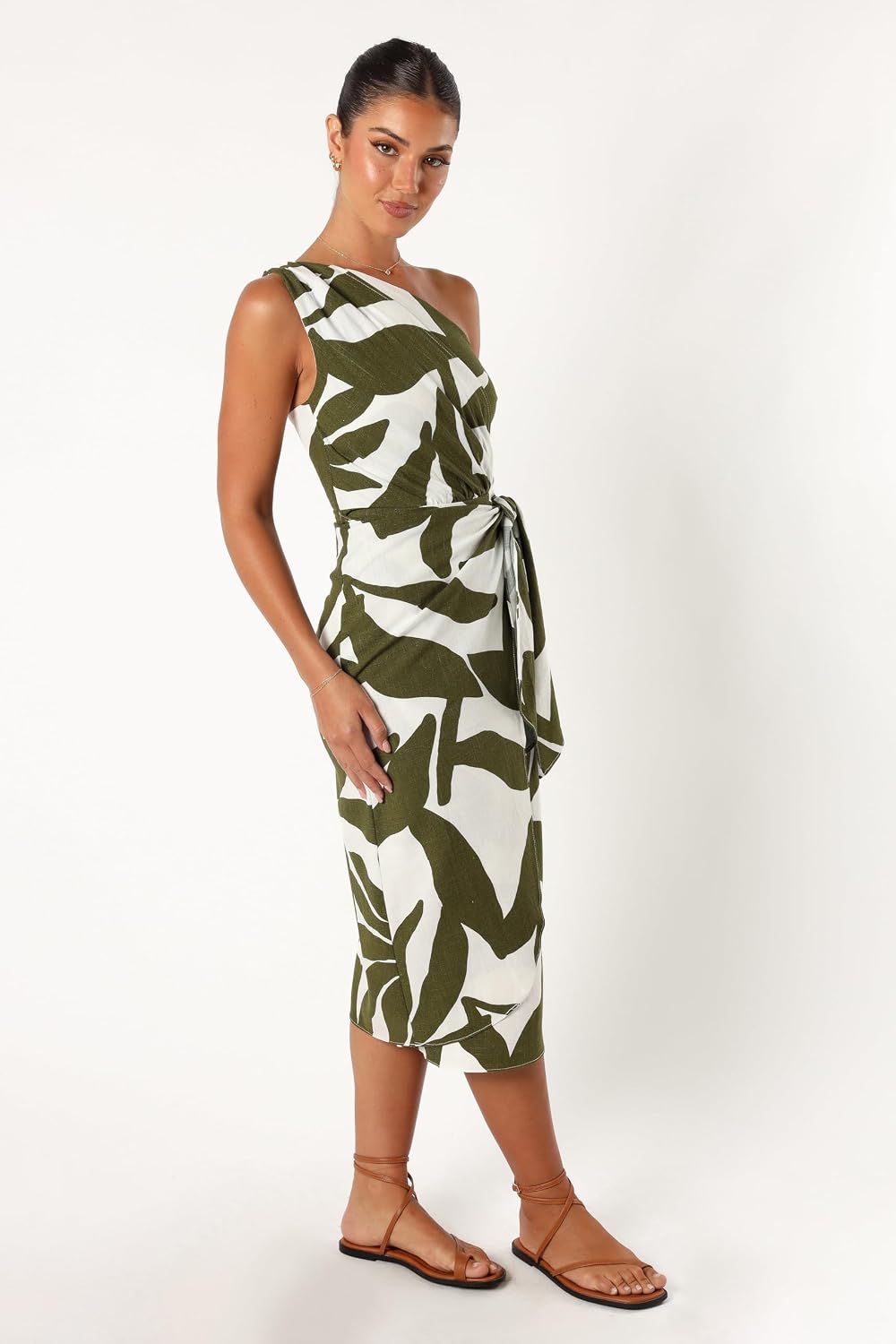 Petal & Pup Women's Zara One Shoulder Midi Dress