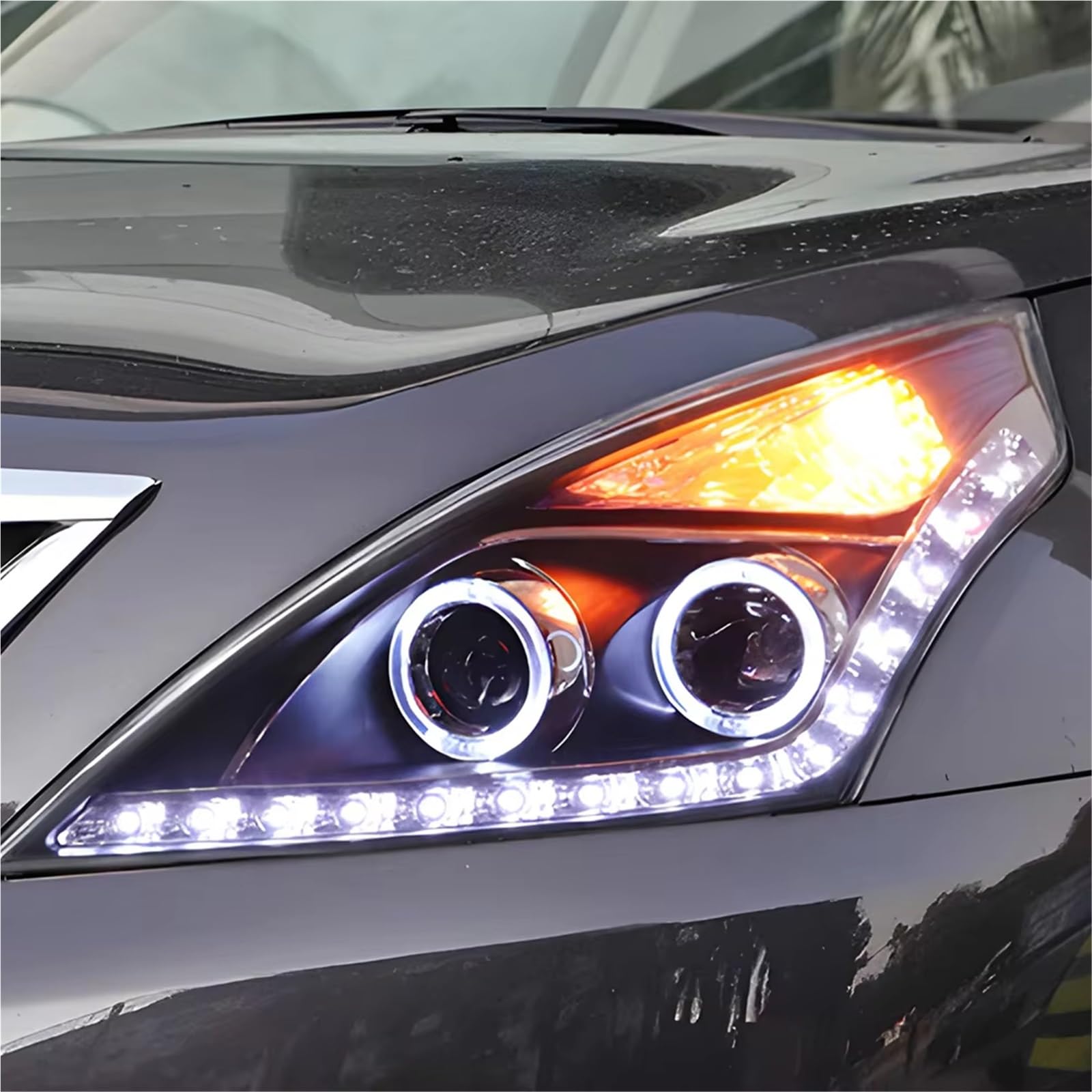 Per Nissan Per Altima 2008-2012 Conjunto Faro Delantero | Fari anteriori Gruppo fari per auto Aggiornamento Accessori per lenti per proiettori doppi
