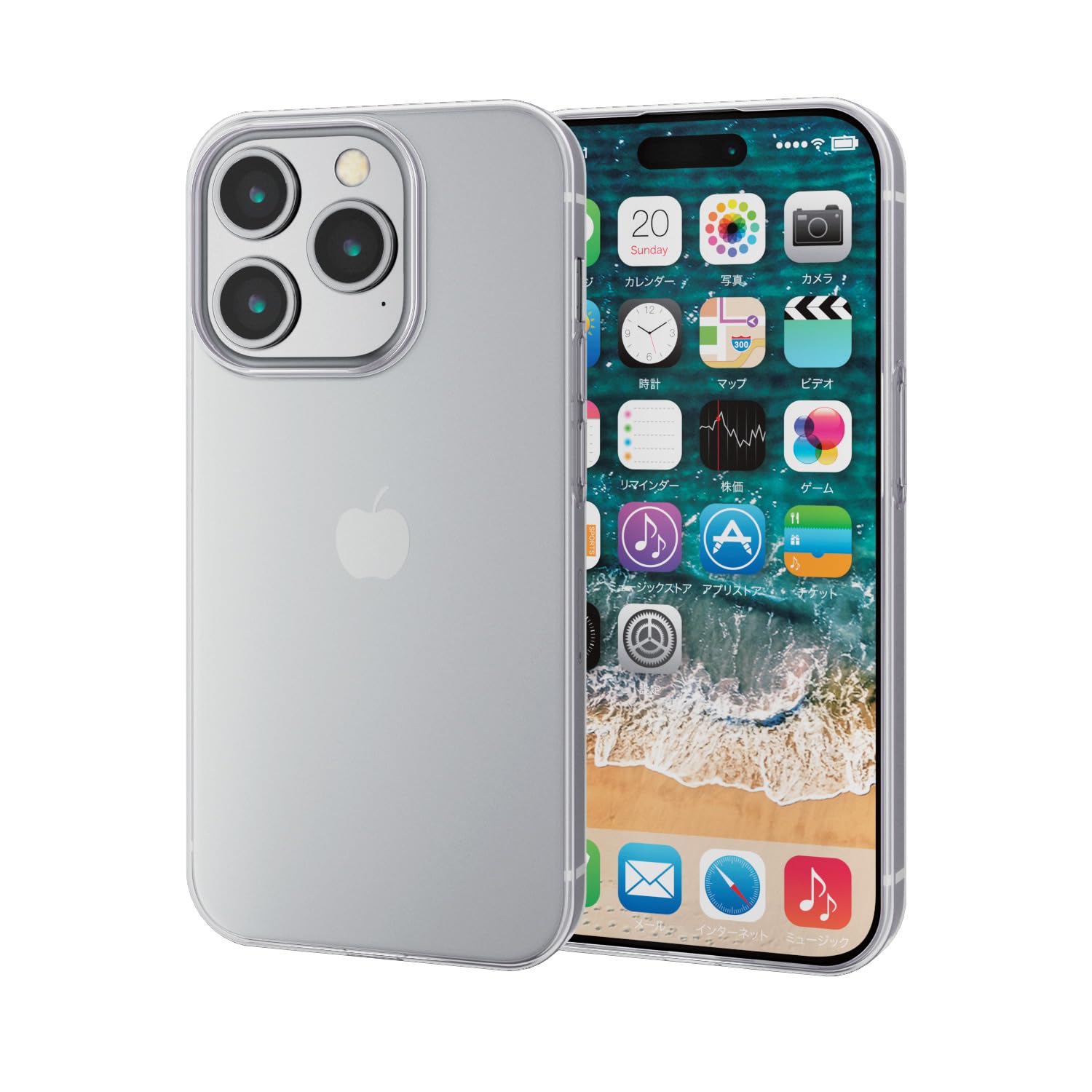 Amazon | エレコム iPhone15 Pro ケース ソフト 薄型 0.7mm