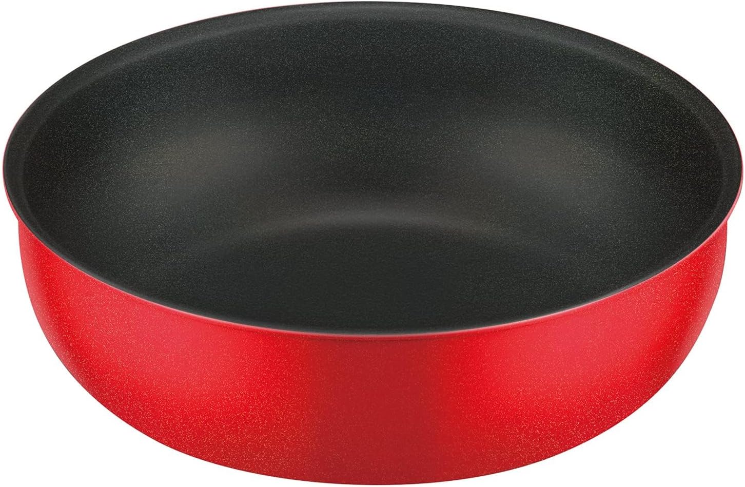 Thermos Durable Series KVC-024D BTR Removable Handle Frying Pan, 9.4 inches (24 cm), For Gas Stoves, Bright Red