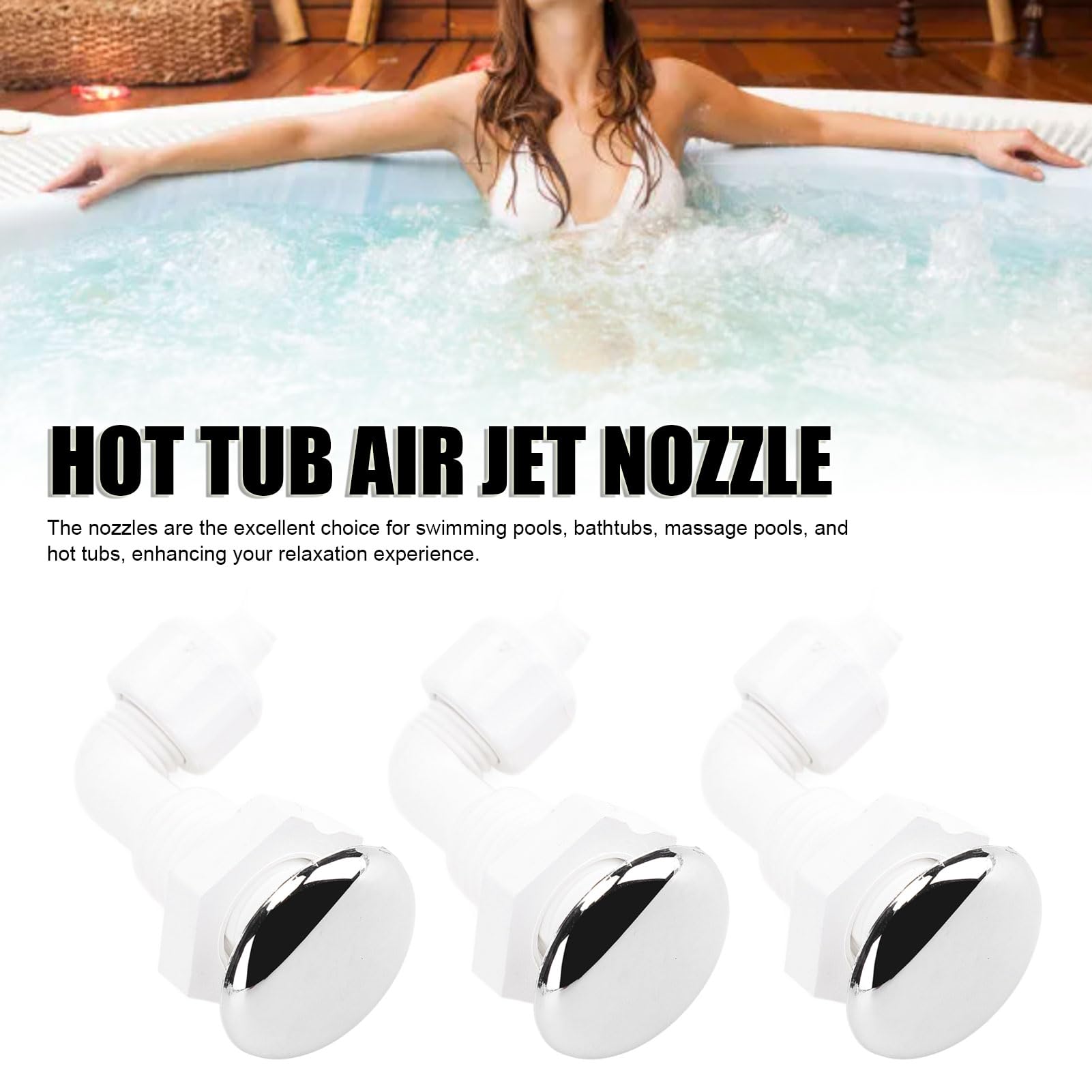 3 Pack Longueur Longue Bulle à Jet D'air PVC, Twisting Spa Bathtub Bubble Massage ACCESSOIRES DES ACCORDS POUR LES