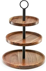 Farmhouse Rustic Tiered Serving Tray
