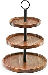 12 Kitchen Counter Ideas for Smart Practical Everyday Use 6 3 Tier Cupcake Stand, Farmhouse Rustic Tiered Serving Tray,3 Tier Servin...
