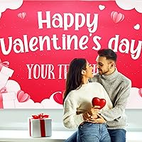 Vista 114 de Cartel de fondo personalizado para el día de San Valentín, decoración de San Valentín, letrero de vinilo con texto en inglés "Be My Valentine