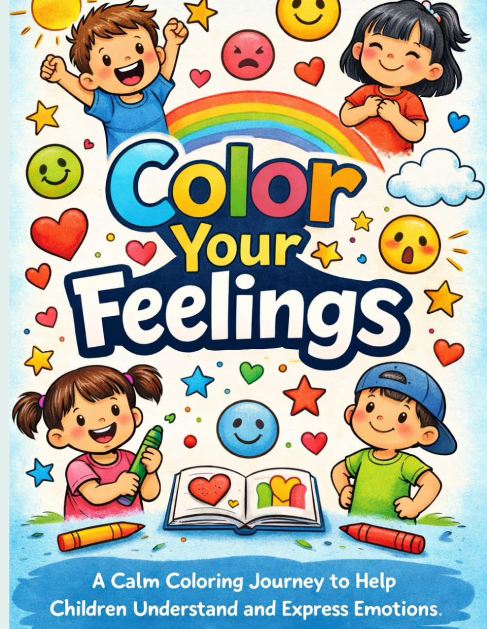 Color Your Feeling: A Social Emotional Learning (SEL) Coloring Book for Kids to Explore Emotions, Practice Mindfulness, and Build Confidence (Ages 4-8).