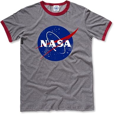 Amazon.com: Hank Player U.S.A. Camiseta oficial de la NASA Logo para hombre  : Ropa, Zapatos y Joyería