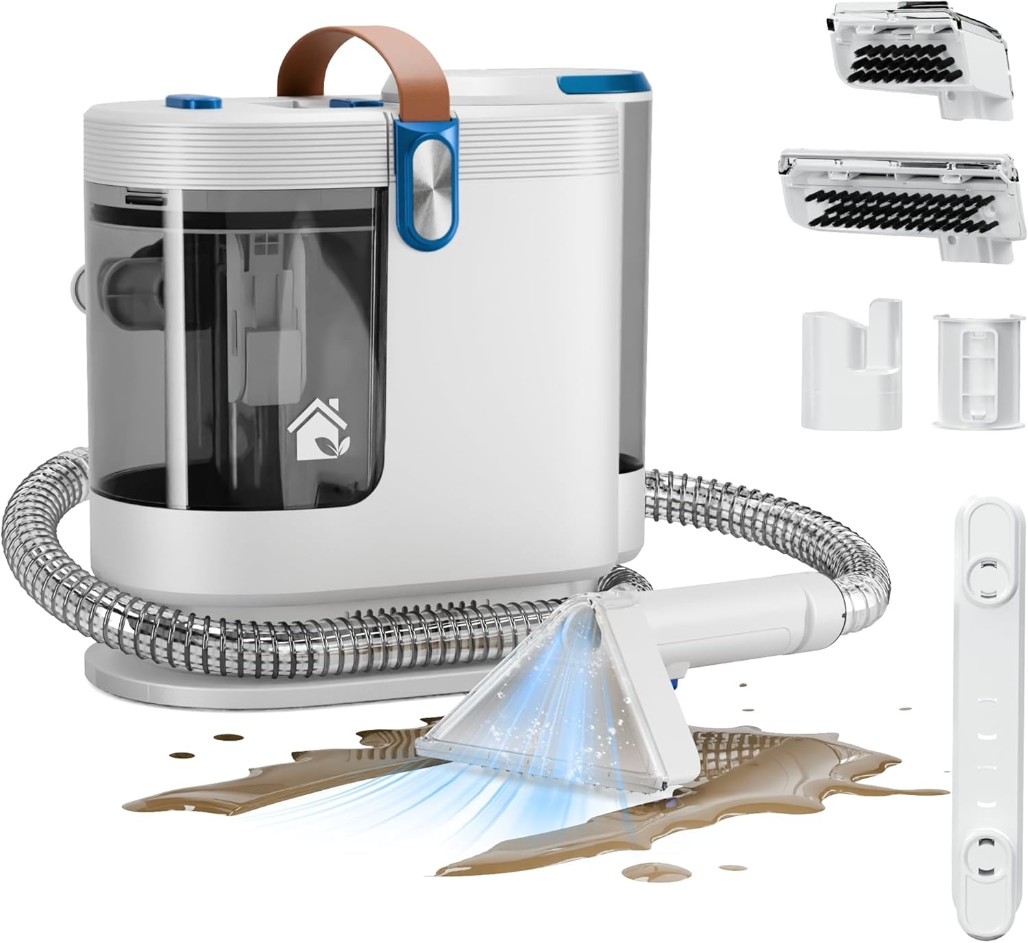 WURESE Portable Carpet Cleaner Machine with accessories