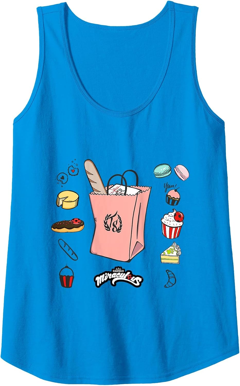 Miraculous Ladybug Marinette Bakery Selection Tank Top