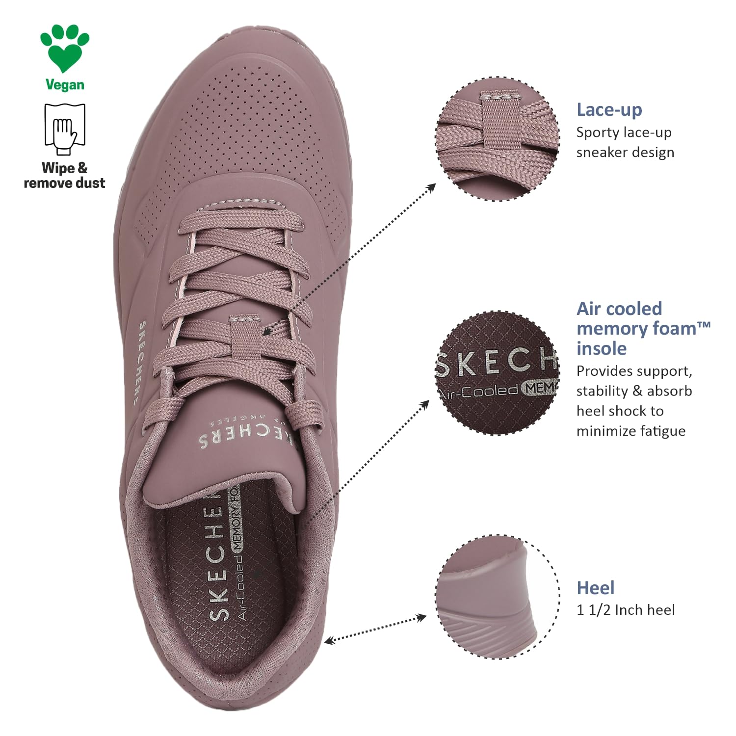 Skechers Uno, Sneaker Donna