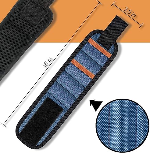 Miniatura 10 de Pulsera magnética para sujetar tornillos, el mejor regalo de herramienta especial para hombres, padrepapá, marido, novio, cuate. Regalos para